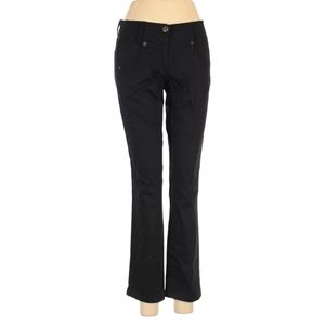 Tricot Chic‎ Black Pants Size 6 Italian 42 Low Rise Slim Leg Lightweight Stretch